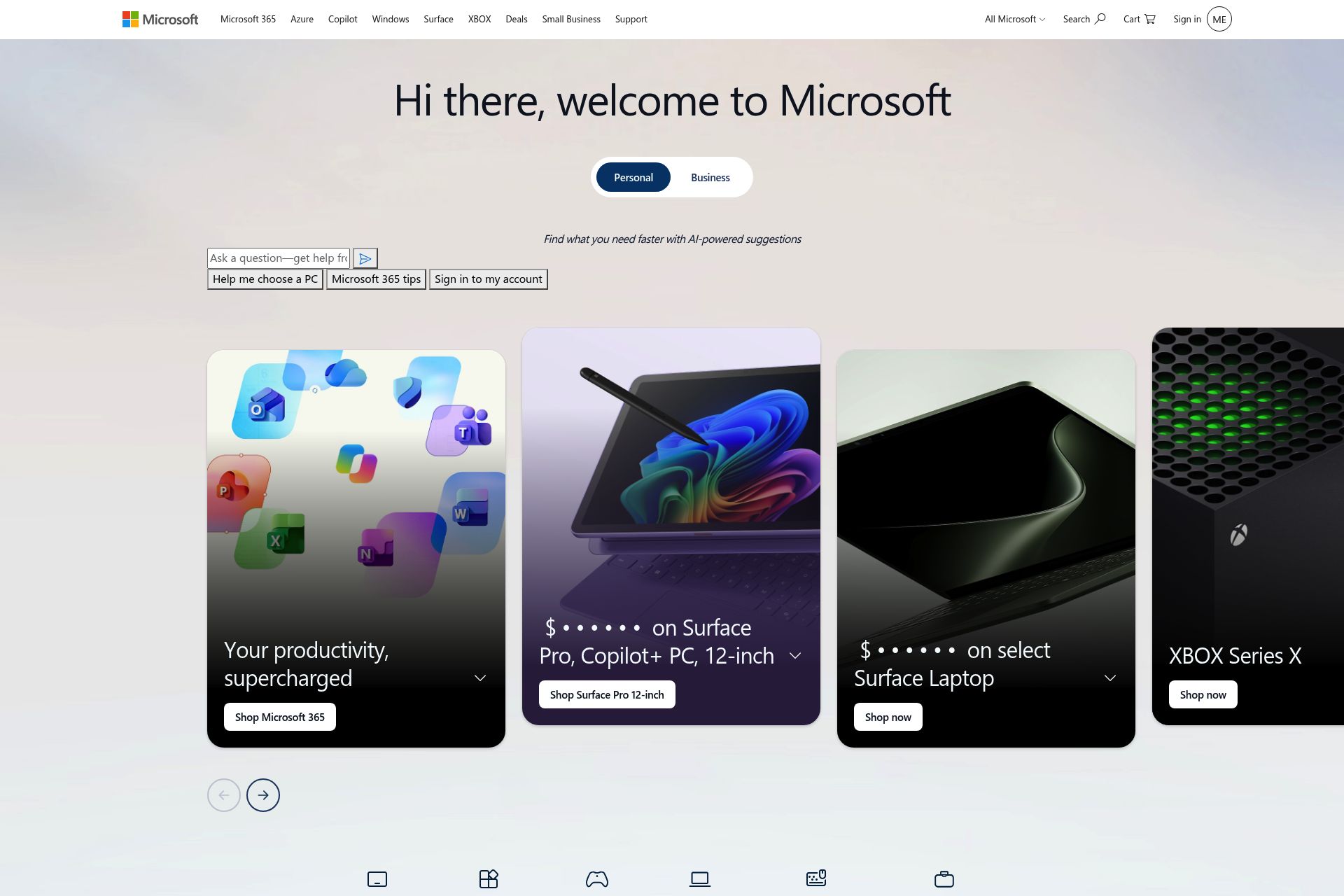 Microsoft startup program screenshot